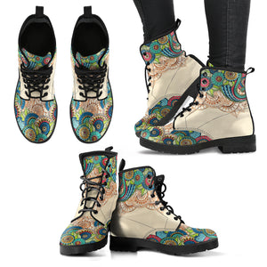 Henna- Women's Leather Boots Vegan Friendly