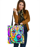 Dog Lovers Labrador Custom Art Tote