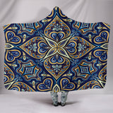 FLOWERS- Fractal Flower Hoodie Blanket
