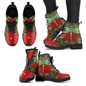 Dragonfly Henna Women's Leather Boots