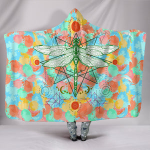 DRAGONFLY- Dragonfly 3 Hooded Blanket