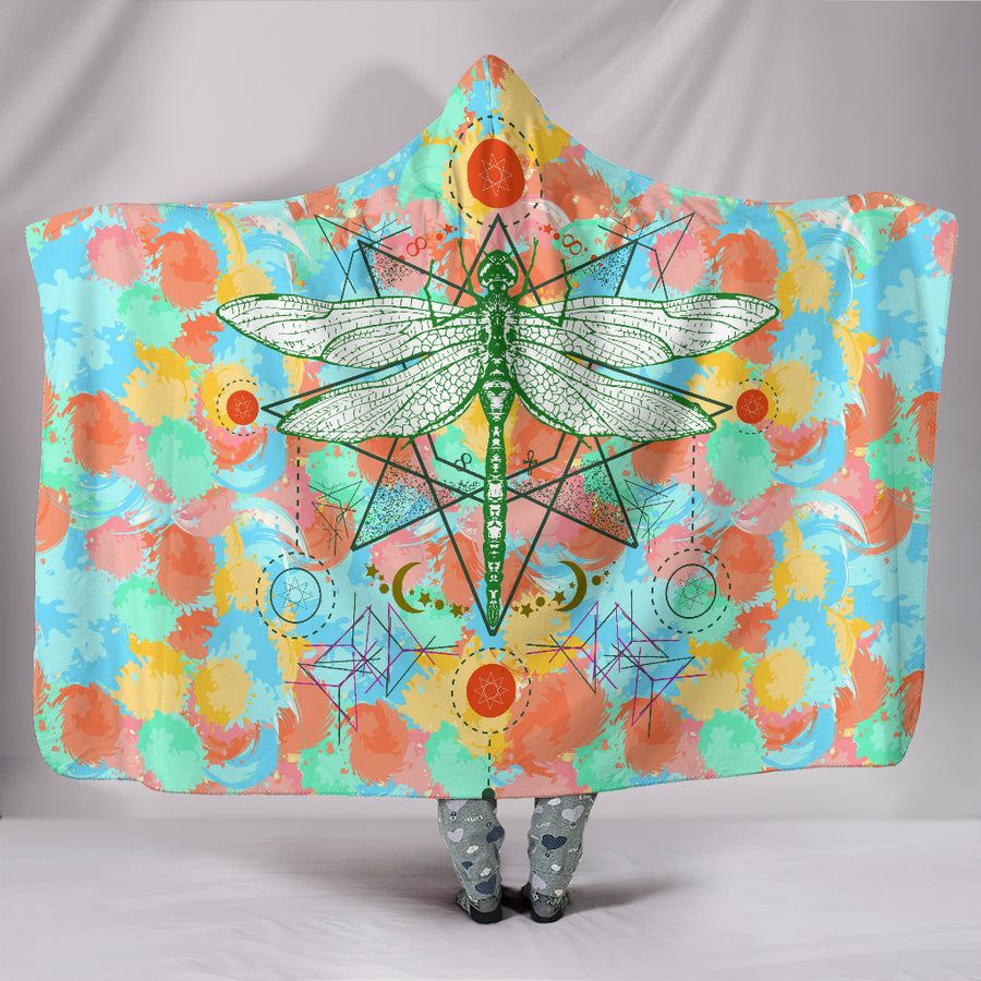 DRAGONFLY- Dragonfly 3 Hooded Blanket