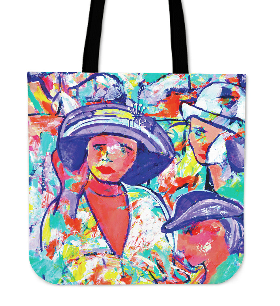 Girl with Purple Hat Tote Bag JUST PAY SHIPPING