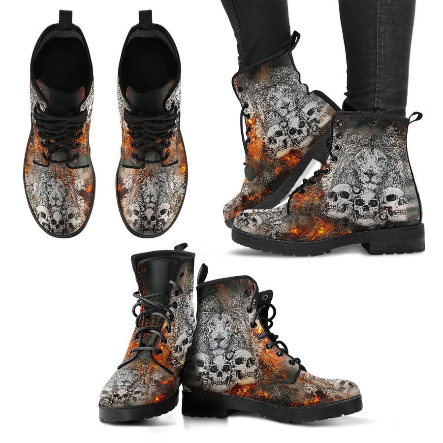 Fierce Lion Women's Handcrafted Boots