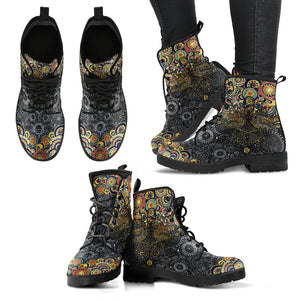 Dragonfly Henna Women's Leather Boots