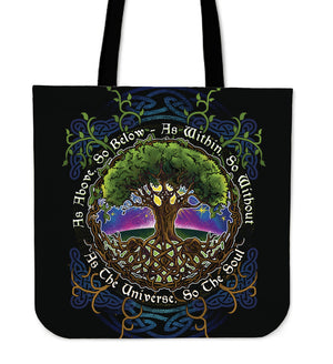 As Above So Below Tote- JUST PAY SHIPPING