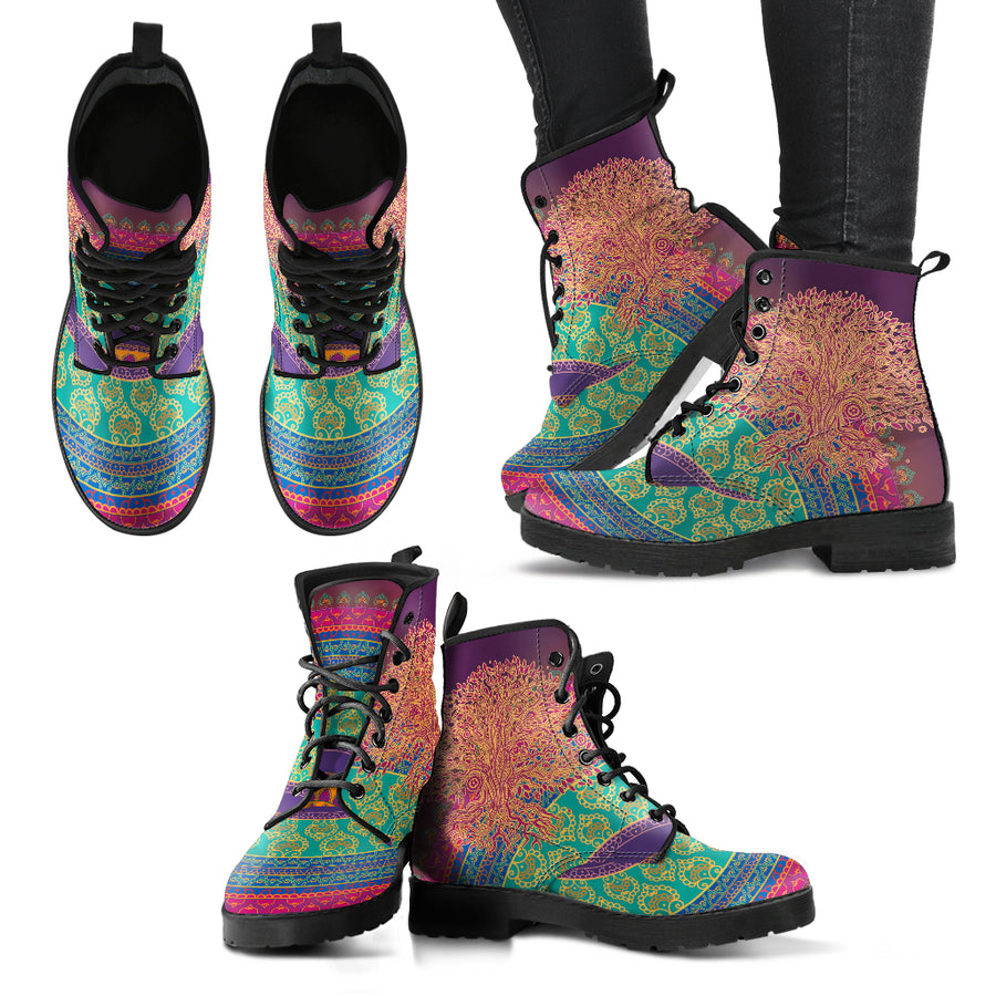 Tree of Life Custom Crafted Boots