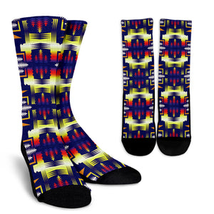 Southwest Rainbow Sage Socks