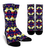 Southwest Rainbow Sage Socks