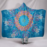 FLOWERS- Cosmic Flower Hooded Blanket