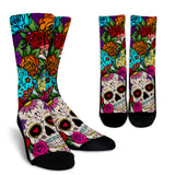 Sugar Skull Crew Socks