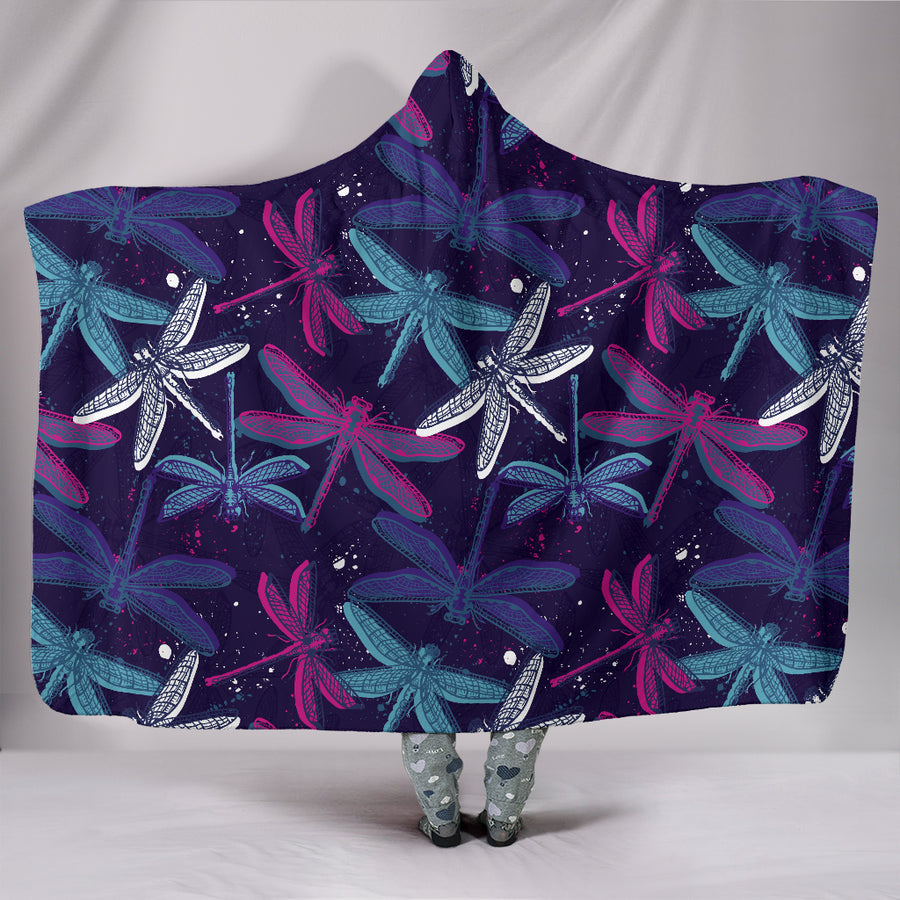 DRAGONFLY-Dragonfly 4 Hooded Blanket
