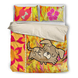Woven Dance "Sleeping With The Dog" Custom Duvet Covers