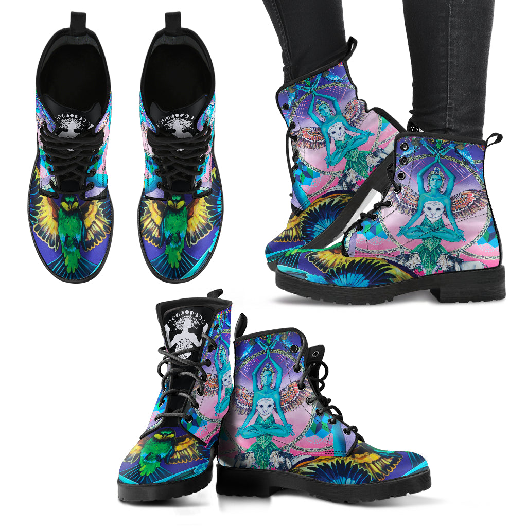 Buddhism Women's Leather Boots