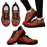Henna Handcrafted Black Sole Sneakers