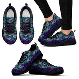 Henna Handcrafted Black Sole Sneakers
