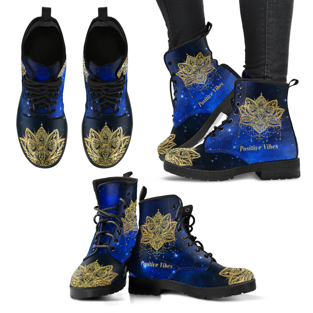 Positive Vibes Women's Leather Boots
