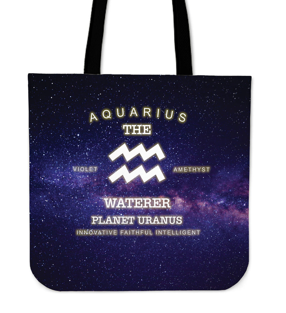 NP Zodiac Aquarius Tote Bag