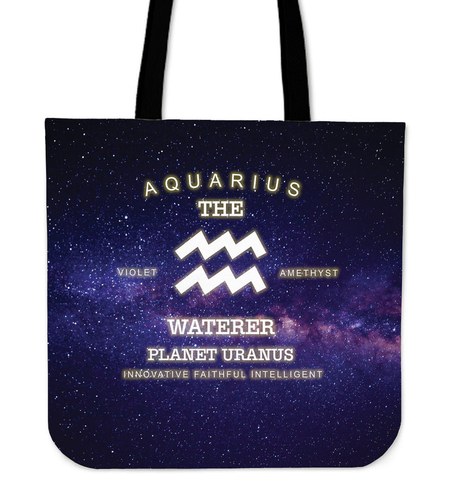 NP Zodiac Aquarius Tote Bag