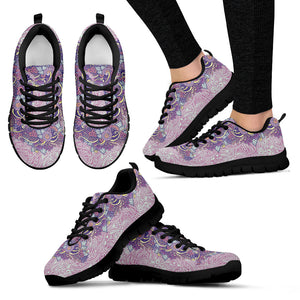 Henna Handcrafted Black Sole Sneakers