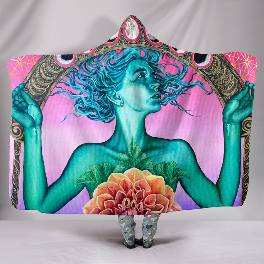 SPIRITUAL-The Gate Of Knowledge - Hooded Blanket