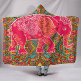 ELEPHANT- Boho Elephant Hoodie Blanket