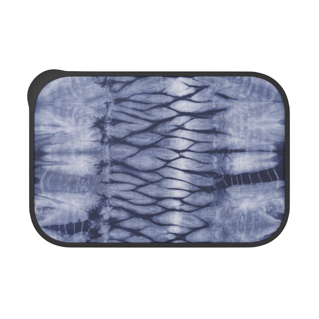 PLA Bento Box with Band and Utensils Japanese Shibori