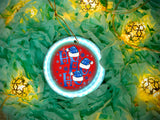 Ho Ho Ho - Ceramic Round Ornament