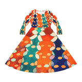 Women's Long Sleeve Dance Dress In The Flow