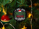 OCD - Ceramic Round Ornament