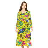 Women's Long Sleeve Dance Dress Fly Like The Birds