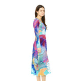 Women's Long Sleeve Dance Dress Waves of Spring Custom Design