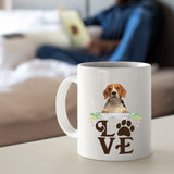 Beagle-LOVE Beagle White Coffee Mug