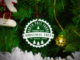 North Pole Farms - Ceramic Round Ornament