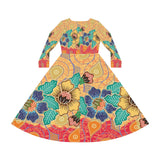 Women's Long Sleeve Dance Dress Wearing My Art