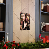 Hearts and Flowers Premium Matte Vertical Poster Vermeer Style