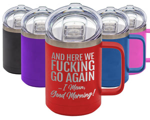 Good Morning - Coffee Laser Etched Tumbler