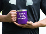 Drink Pee Repeat - Coffee Laser Etched Tumbler
