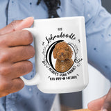 Labradoodle- My Labradoodle Leaves Paw Prints On My Heart White Coffee Mug