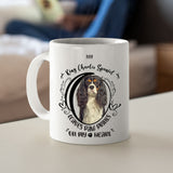 King Charles Spaniel- My King Charles Spaniel Leaves Paw Prints On My Heart White Coffee Mug