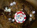 Santa - Ceramic Round Ornament