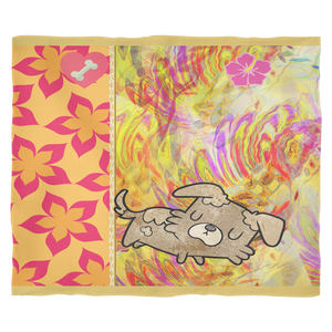 Woven Dance 'Dog Dreams" Custom Fleece Blankets