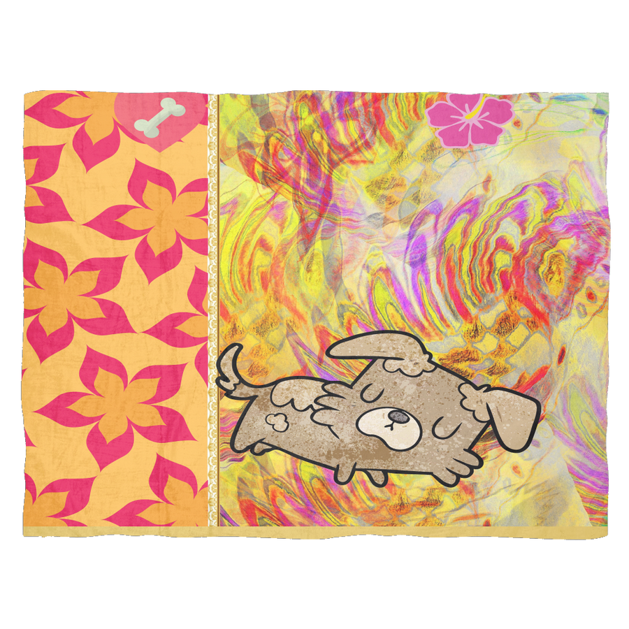 Woven Dance 'Dog Dreams" Custom Fleece Blankets