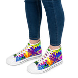 Tropical Splendor Women's High-Top Sneakers