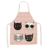 Cat Lovers Cute Cat Print Kitchen Aprons For The Awesome cook