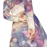 Women's Long Sleeve Dance Dress Sensuous Garden Custom Design