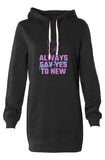 Hooded Sweatshirt Dress
