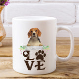 Beagle-LOVE Beagle White Coffee Mug