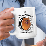 Pomeranian- My Pomeranian Leaves Paw Prints On My Heart White Coffee Mug