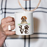 Beagle-LOVE Beagle White Coffee Mug